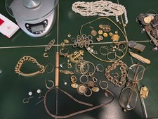 Gold Filled Plated 10k 12k 14k HGE Metal Jewelry Lot Scrap Gold Recovery  274g picture