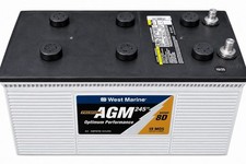 West Marine 8D AGM Marine Battery 245Ah 1450 CCA 1800 MCA NEW 10/25 picture