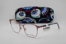 NEW VERA BRADLEY KELSEA ROSE TOILE PINK GUNMETAL AUTHENTIC EYEGLASSES 49-17 picture