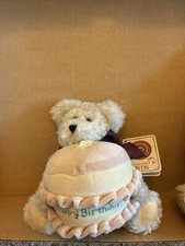 Boyds Bears Happy Birthday Bear Cake Thinkin' of Ya Plush w/ Tags picture