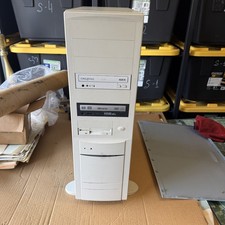 Vintage Desktop Tower PC Case MSI K7T Turbo2 Antec 300W PSU Retro Project picture