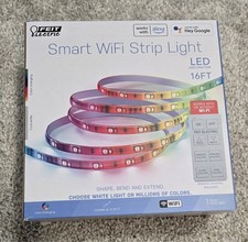 Feit Electric 16FT Smart WiFi RGBW Color Changing LED Light Strip Alexa w/Remote picture