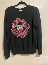 Vintage 70s 80s  Champion Chicago Bulls Sweatshirt Blue Bar Made in USA Large picture