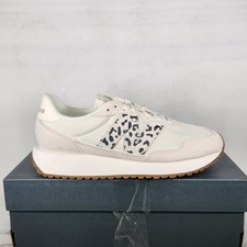 8.5 WOM - New Balance 237 Retro - Sea Salt / Gold / Leopard Print - WS237PJ picture