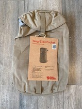 Fjallraven Singi Side Pocket 4L Backpack Add On Storage Tan Clay G1000 picture