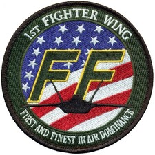 USAF 1st FIGHTER WING F-22 PATCH picture