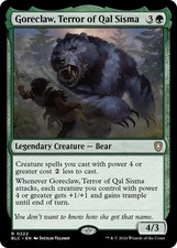 MTG BLC R Goreclaw, Terror of Qal Sisma #222 NM picture