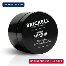 Brickell Men's Restoring Under Eye Cream for Men, Anti Aging Eye Balm To Reduce picture