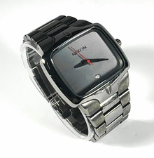 Nixon The Player Black Stainless Steel Quartz Analog Wristwatch SOLD AS IS picture