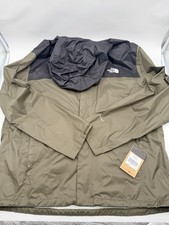 The North Face Venture 2 Rain Jacket Men's XXL 2XL Waterproof - Taupe Green NWT picture