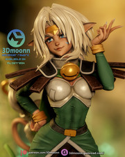 Aisha Clan-Clan |3D Resin Print | Unpainted Figure Model Kit | Fan Made picture
