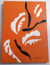 Henri Matisse, Painting Oil On Canvas , signed stamped vintage. picture
