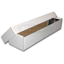3x (Lot of 3) - BCW 800 CT COUNT 2 PIECE CARDBOARD STORAGE BOXES - TRADING CARDS picture