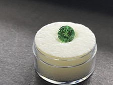 Natural Tsavorite Garnet 2.65 Ct Vivid Green Round Cut Gemologist Verified picture