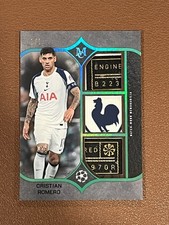 Cristian Romero 2025-26 Topps Museum UCC Triple Relic Platinum #1/1 One Of One picture