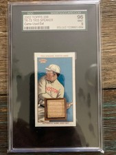 2002 Topps 206 Tris Speaker Game-Used Bat SGC 96 MINT picture