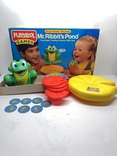 Mr Ribbit’s Pond Electronic Memory 1996 Board Game Tested Missing 2 Bug Chips picture