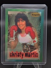 1996 Ringside Christy Martin #55 Rookie Card HOF Women's Boxing RC picture