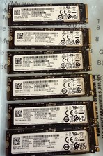 Lot of 6 Samsung SSD 256GB PM9A1 NVMe Tested Good.  picture