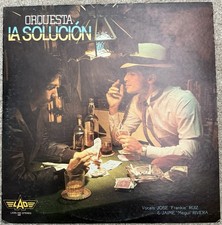 Orquesta La Solución Frankie Ruiz Vocals 1980 LAD Records Vinyl LP La Rueda picture