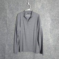 TravisMathew Pullover Mens XL Grey 1/4 Zip JW Marriott Logo Heathered Stretch picture