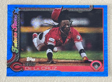 2025 Topps Series 1 Future Stars Elly De La Cruz #150 Blue Speckle Parallel /150 picture