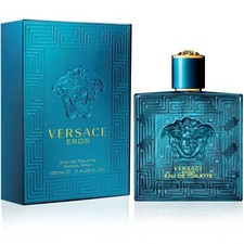 VERSACE EROS BY VERSACE 3.4 oz EAU DE TOILETTE EDT SPRAY FOR MEN NEW & SEALED picture
