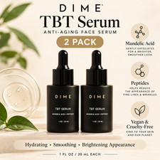 DIME Beauty TBT Anti Aging Face Serum Firming Wrinkle Smoothing Skincare 2 Pack picture