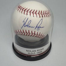 Nolan Ryan Signed Official MLB Baseball Foundation Hologram COA picture