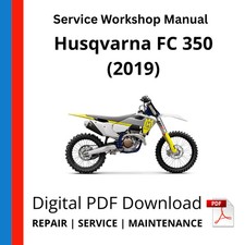 Husqvarna FC 350 (2019) Service Workshop Manual picture