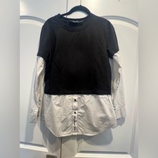 Karl Lagerfeld Black Long Sleeve Shirt picture