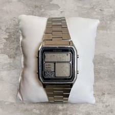 Seiko Running Man D138-4009 Alarm Chronograph Watch Vintage 1982 picture