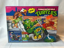 1991 Playmates Toys TMNT LEO'S TURTLE TRIKE Factory Sealed In Box picture