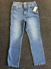 Good American Good Classic Jeans Womens 10 / 30 Slim High Rise Denim NEW FAST picture