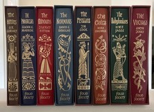 LOT 8 Ancient Civilizations The Folio Society MINOANS PHOENICIANS VIKINGS CELTS picture