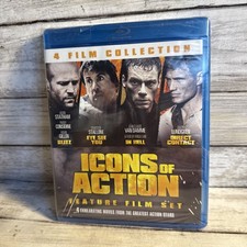 New Icons of Action 4-Film Set (Blu-ray) Sealed Ships Free Stallone Statham picture