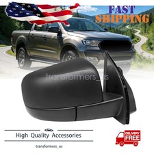 Black Right Passenger Side Mirror for 2019-2022 Ford Ranger 5Pin Blind Spot picture