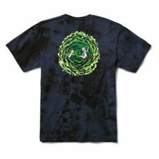 Primitive X Rick and Morty NUEVO PORTAL Skateboard Shirt CRYSTAL WASHED NAVY picture