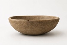 Vintage Hand-Carved Primitive Wood Bowl picture