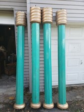 Vintage 8' round Columns From Movie Theater Art Deco Space Age machine  picture