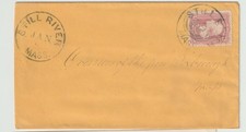 1864 Harvard MA Overseers of the Poor Letter to Boxborough with Cover, 3 cents picture