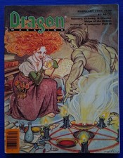 Dragon Magazine 130 Vol XII no 9 February 1988 TSR Inc RPG AD&D Gamma World picture