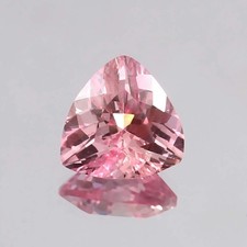 AAA 10x10 MM Natural Ceylon Padparadscha Sapphire Loose Trillion Gemstone Cut picture
