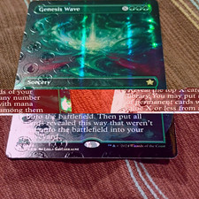 Wizards of the Coast Genesis Wave Rare 0334 EN Mana Foil Borderless Sorcery picture