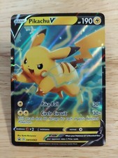 Pikachu V SWSH063 NM Full Art Promo Rare Pokemon Card picture