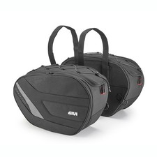 GIVI EASY11 PAIR OF UNIVERSAL EXPANDABLE SIDE BAGS FOR MOTORCYCLE 19-25LT EA101C picture
