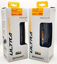 Continental Ultra Sport III 700x28 Tires Black Folding - Pair 2 Tires picture