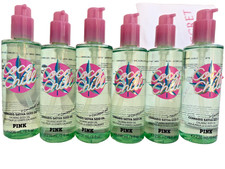 Victoria's Secret Pink Coco Chill Body Coconut Calming Oil 6PC Lot  Set NEW picture