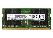 Samsung 1x32GB PC4-25600 DDR4 3200 MHz SODIMM Laptop Memory RAM M471A4G43AB1-CWE picture