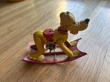 Vintage Tin Linemar Toys-Wind-Up Rocking  Pluto-Japan missing Mickey Mouse picture